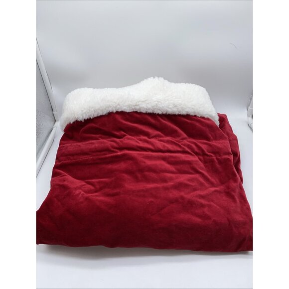 Pottery Barn Ella Letters to Santa Bag Velvet Sack Christmas Stocking 40 X 33 in - Picture 5 of 12